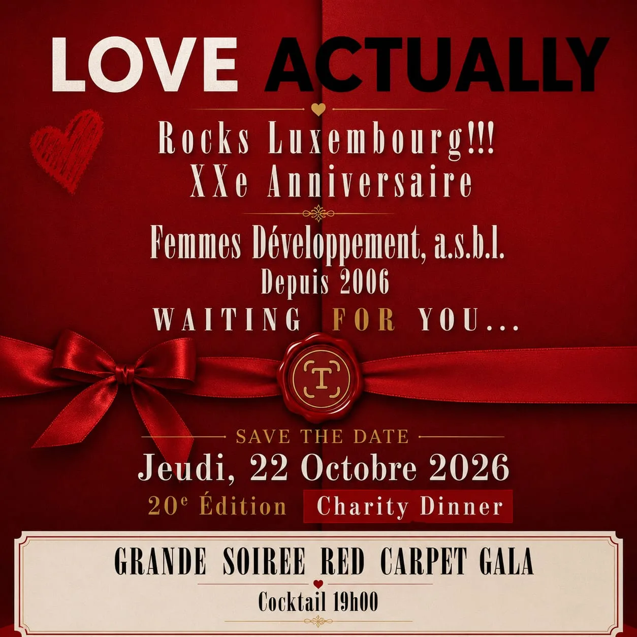 Charity Dinner 2026 , photographie de l’association
